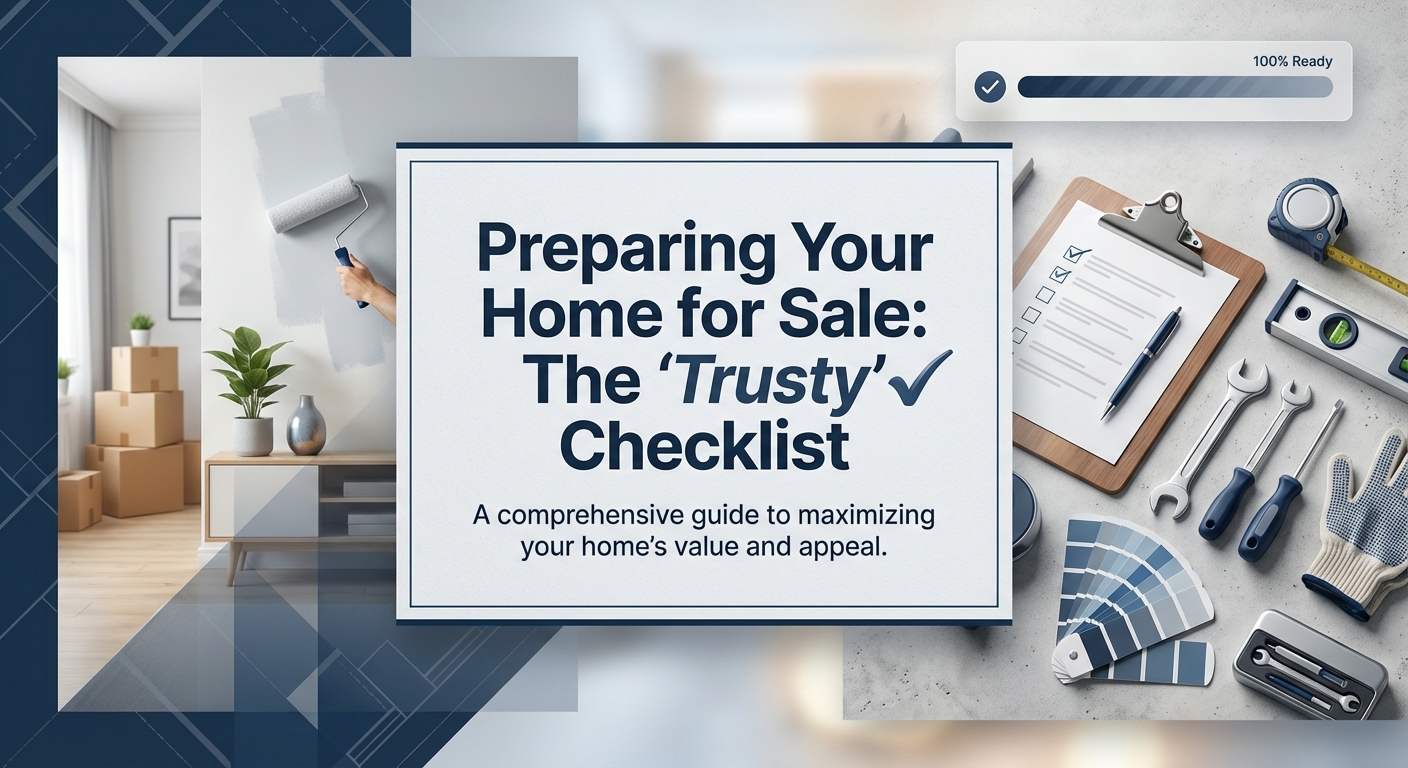 Preparing Your Home for Sale: The 'Trusty' Checklist Professional Photography - Handyman in Action