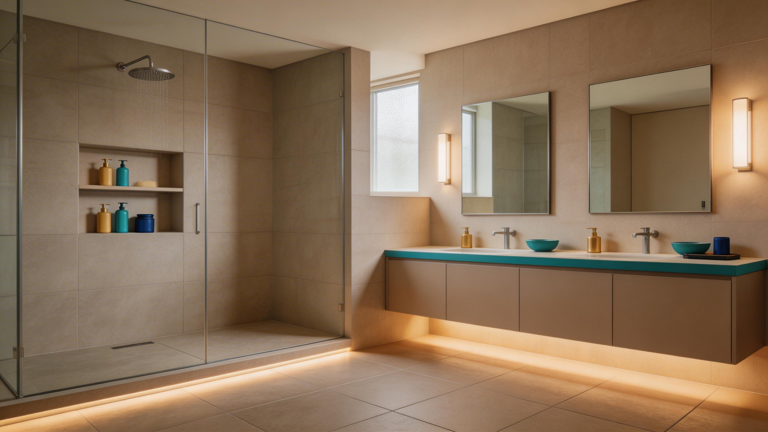 Luxury Modern Spa Bathroom Interior