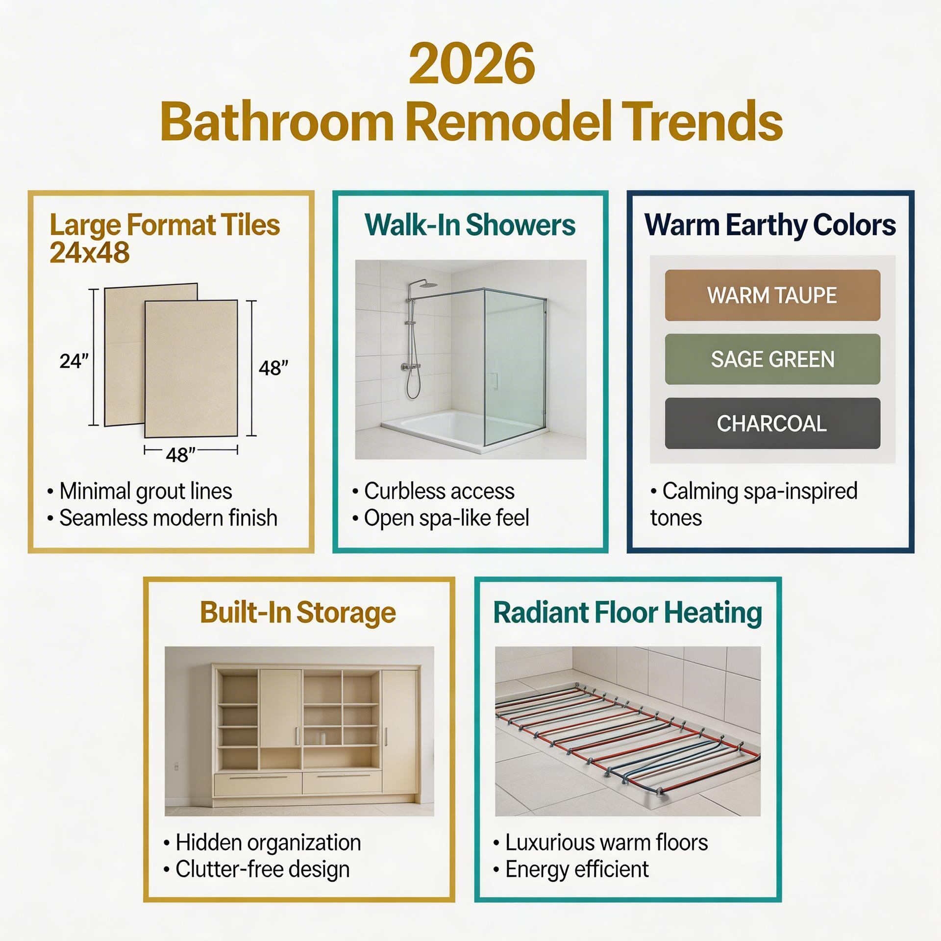 Top Bathroom Remodel Trends 2026